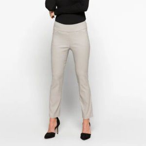 Tribal Fia High Rise Straight Pull On Trouser // 8 / Light Grey